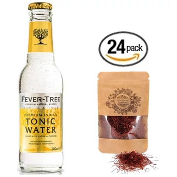 24 db Fever Tree Indian Tonik szett Ajándék koktélfűszerrel