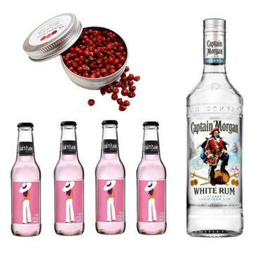 Captain Morgan Rum & Tonik Szett Ajándék Koktélfűszerrel