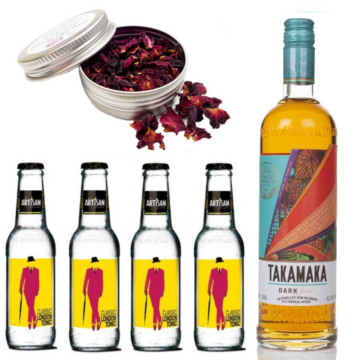 Takamaka Spiced Rum & Tonik Szett Ajándék Koktélfűszerrel