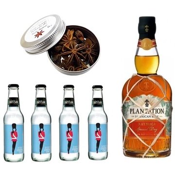 Plantation Xaymaca Rum & Tonik Szett Ajándék Ginfűszerrel