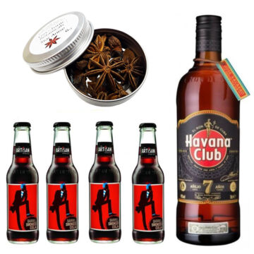 Havana Rum &amp; Cola Szett Ajándék csillagánizzsal