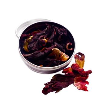 Koktél fűszer mini fém tégelyben hibiszkusz virág 6gr