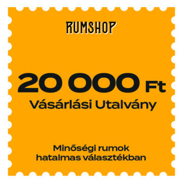 RumShop vásárlási utalvány 20.000Ft értékben