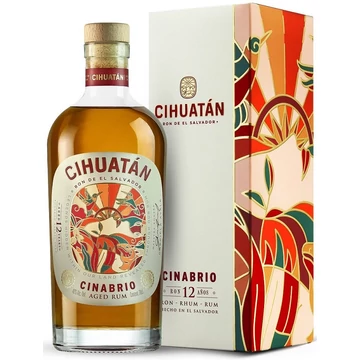 Cihuatán Cinabrio rum 0,7L 40% dd.