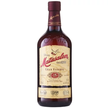 Matusalem Gran Reserva Solera 15 éves sötét rum 0,7L 40%