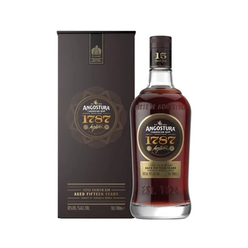 Angostura rum 1787, 15 years 40% dd.