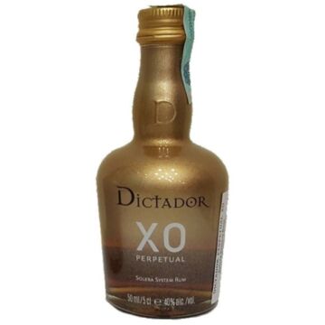 Dictador XO Perpetual mini 0,05 40% arany, gold edt.