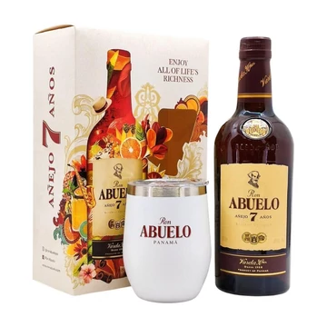 Abuelo 7 éves rum díszdobozban pohárral 0,7L 40%