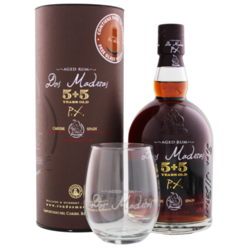 Dos Maderas PX 5+5 years rum pdd. 0,7L 40% +pohár