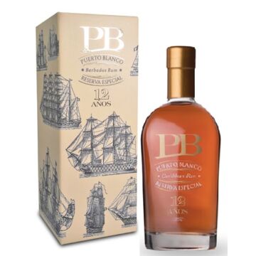 Puerto Blanco 12 years Barbados rum, Reserva Especial 40% pdd.0,5
