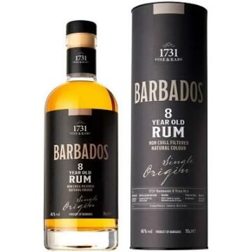 1731 Barbados 8 years old Rum 0,7 46% dd.