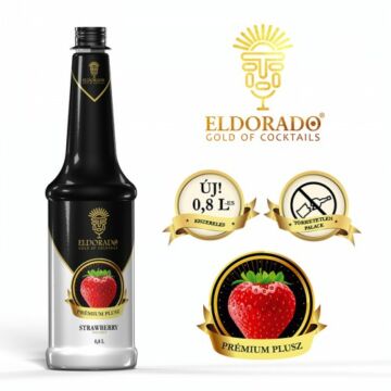 Eldorado eper szirup 40% gyümölcs tartalommal 0,8 L