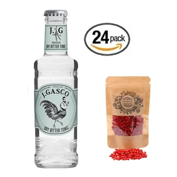 24 db J Gasco Dry Tonik szett Ajándék Rózsabors ginfűszerrel