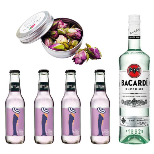 Bacardi Rum & Tonik Szett Ajándék Koktélfűszerrel