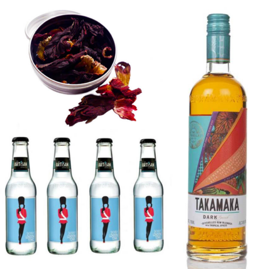 Takamaka Rum & Tonik Szett Ajándék Ginfűszerrel