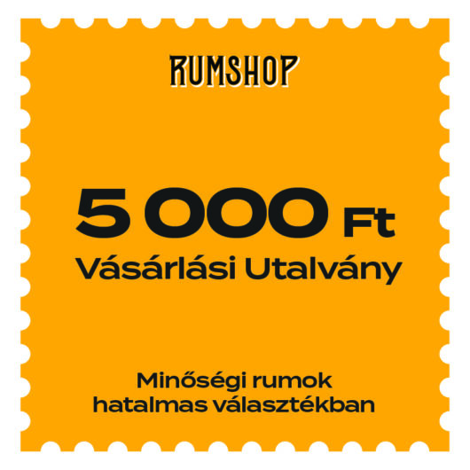 RumShop vásárlási utalvány 5.000Ft értékben