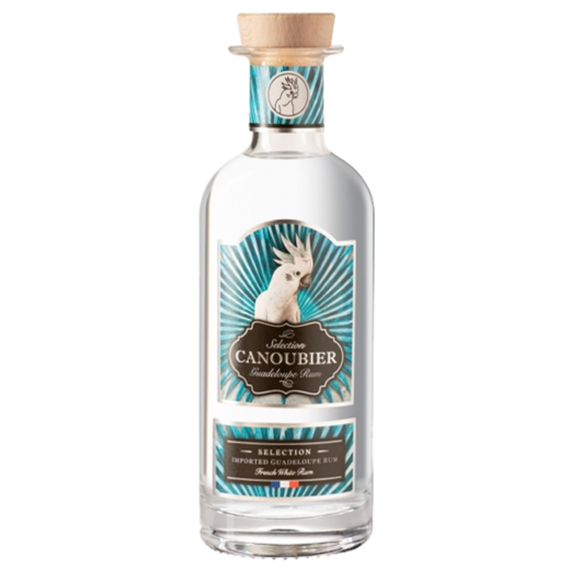Rum Canoubier Guadeloupe fehér 0,7L 40%