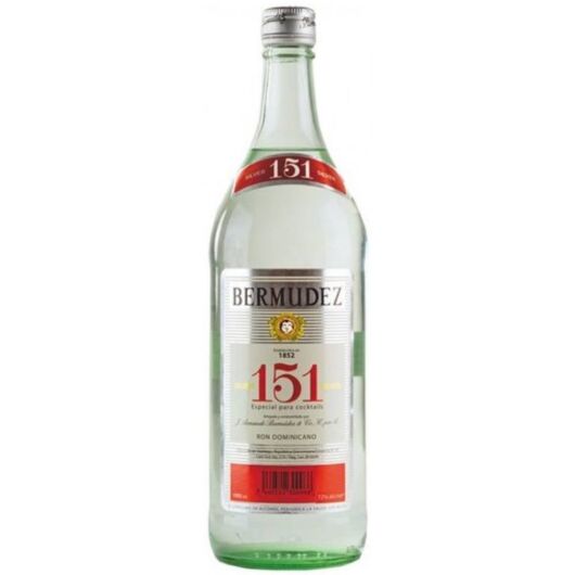 Bermudez 151 Silver rum 0,7L 75,5%