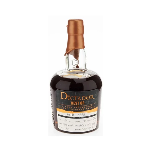 Dictador The Best of rum 1978 0,7L 44%