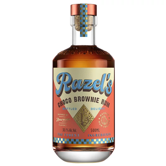 Razels Choco Brownie rum csokis sütemény ízzel 0,5L 38,1%