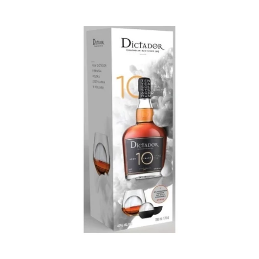 Dictador 10 years 40% pdd 0,7. + jégkészítő forma