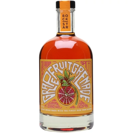 Rockstar Grapefruit Grenade Overproof Spiced Rum - 0,5L (65%) 