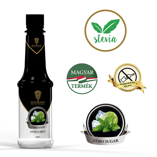 Citrusos menta szirup zero cukor 0,25