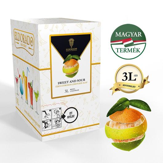 Bag in Box Eldorado sweet and sour szirup 3 liter