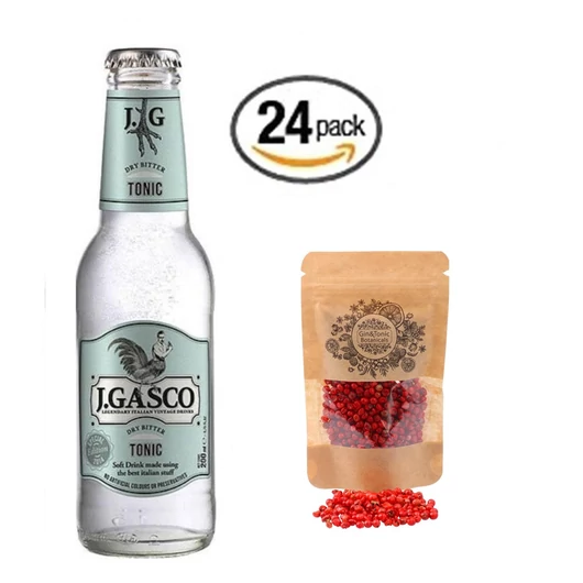 24 db J Gasco Dry Tonik szett Ajándék Rózsabors ginfűszerrel